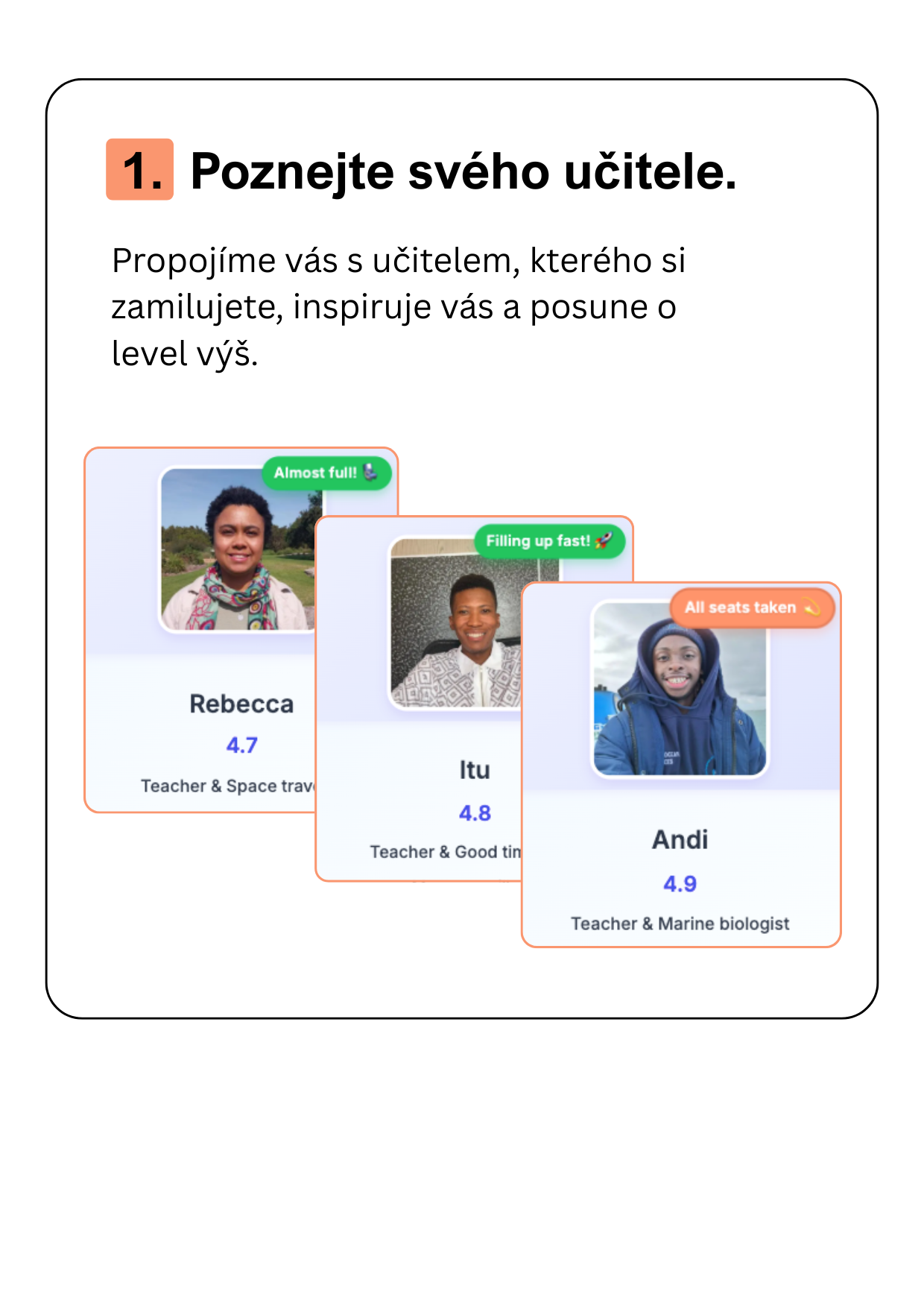 1. Poznejte svého učitele